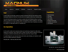 Tablet Screenshot of magnumcnc.com
